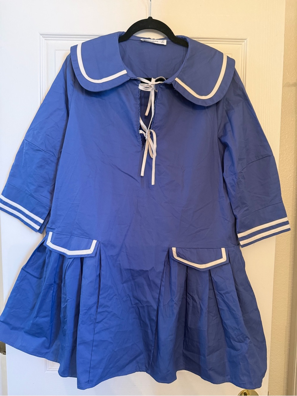 Brand new without tags . Women’s Blue Cotton Jacket - Brand Unspecified